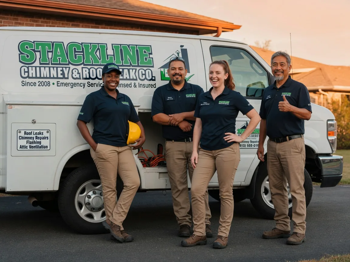 Chimney flashing repair company in Hanover, IL
